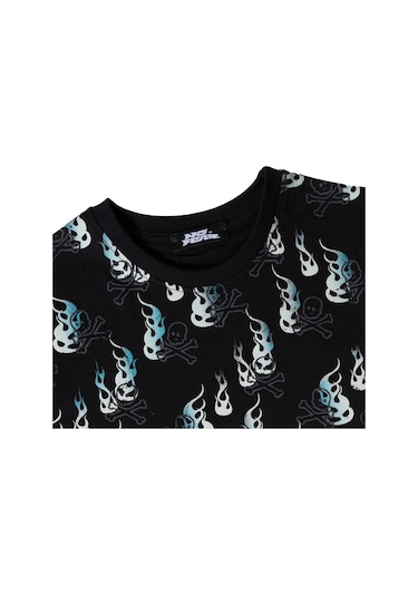 No Fear Erkek Çocuk Tshirt Nfr-b500320 Siyah