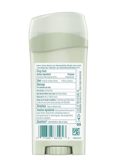 Tom's of Maine Natural Powder Kadın Stick Deodorant 64 G