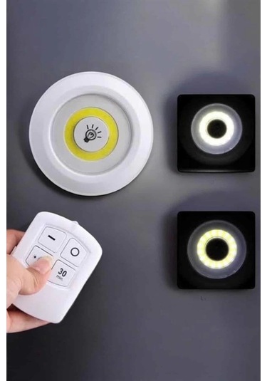 Bfs Mutfak Dolap Altı Işığı Uzaktan Kumandalı Yapışkanlı Kablosuz Pilli Çok Renkli