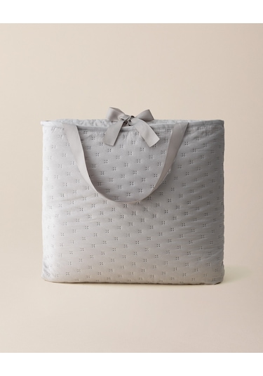 Madame Coco Rennes Çift Kişilik Yatak Örtüsü - Gri Gri