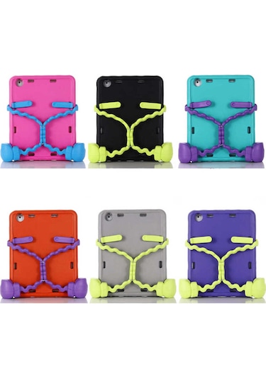 iPad Uyumlu  2 3 4 Zore Eva Boxer Tablet Silikon - Mor Arka Kapak