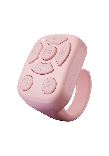 Mufunye J6 Akıllı Bluetooth Yüzük Kumandası: Fotoğraf Çekimi, E-kitap Sayfa Değiştirme, Video Kontrolü - Beyaz