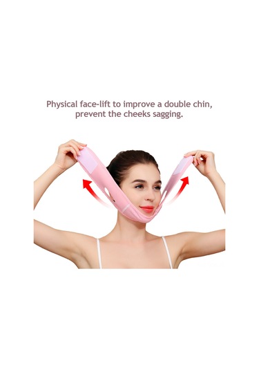 Qingmipy Cilt Sıkılaştırıcı V Yüz Maskesi, Yüz Germe Bandı, Esnek Siyah Yüz Maskesi, Cilt Bakımı İçin İdeal