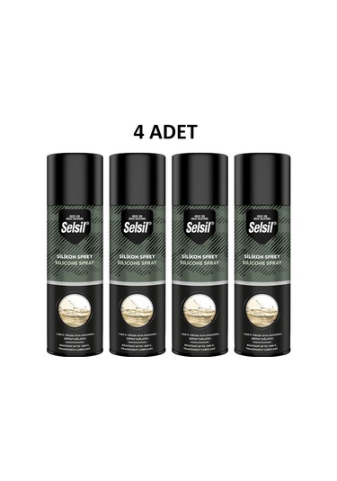 Selsil Silikon Sprey 200 Ml 4 Adet