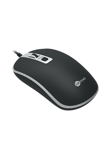 Lecoo MS104 USB Kablolu 1600DPI 4 Tuşlu PC, Mac, Dizüstü Bilgisayar ile Uyumlu Optik Mouse