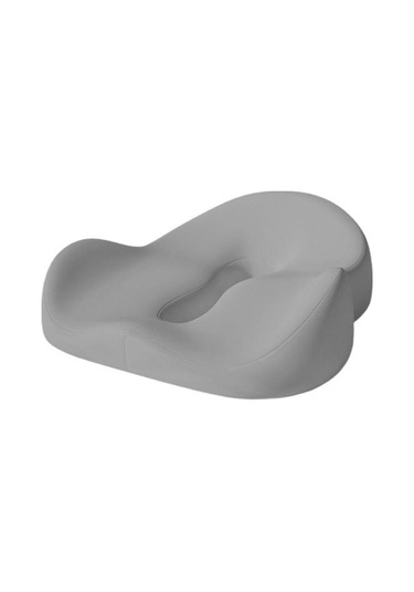 Koyu Gri Ergonomik Basınç Tahliye Koltuk Minderi Nefes Alabilir Aşınmaya Dayanıklı Bellek Köpük Ofis Koltuğu Minderi Koltuk Pedi