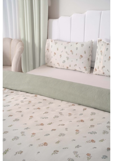 Blush Çift Kişilik Nevresim Takımı Pamuklu Çok Renkli