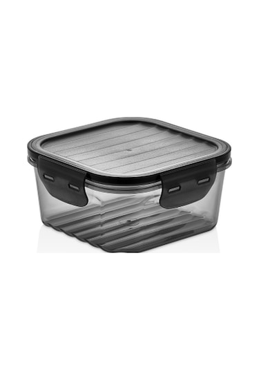 Golden Rod 6 Adet Sızdırmaz Kare Saklama Kabı Seti Siyah