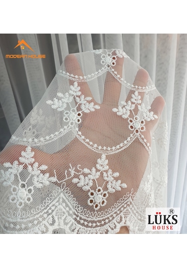 Lüks Grek Etek 7 Tül Perde Yüksek Kalite - Modern House