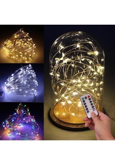 Çok Renkli 10m 20m Led Dize Işık Bakır Tel Uzaktan Usb Pil Kumandalı Garland Noel Peri Işık Tatil Düğün Parti Ev Dekor Için Led Battery Box 20m 200led Çok Renkli