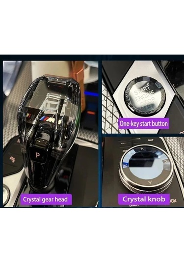 Autogp Bmw X6 F15 Kristal Vites Topuzu Seti 3 Parça 2012 / 2017 Renkli