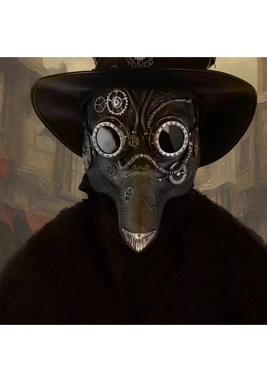 Jl Veba Doktor Kuş Maskesi Uzun Burun Gaga Cosplay Steampunk