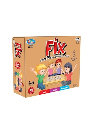 Fix - Kaydır Sırala Eğlenceyi Fix'le Eğlenceli Aile Kutu Oyunu