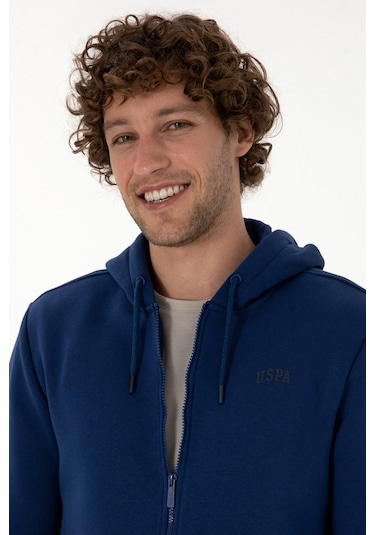 U.s. Polo Assn. Erkek İndigo Hırka Örme 50313755-vr028 İndigo