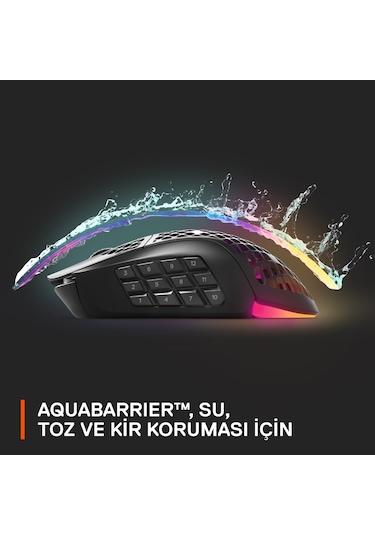 SteelSeries Aerox 9 Kablosuz RGB Oyuncu Mouse