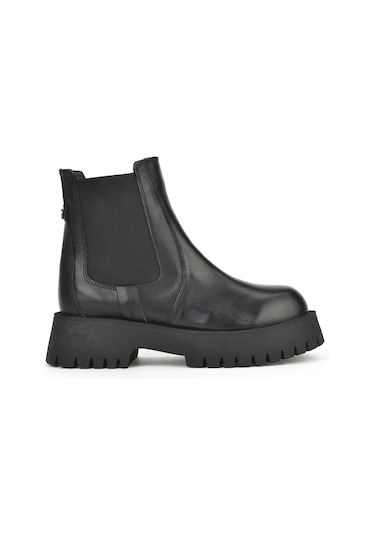 Ziya, Kadın Hakiki Deri Bot 15319z66453 Siyah 15319z66453 000 Siyah