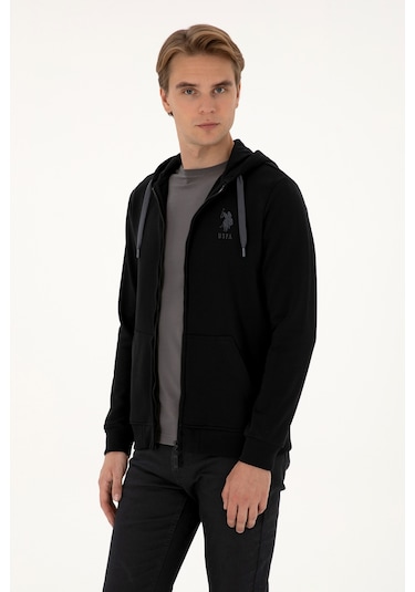 U.s. Polo Assn. Erkek Siyah Hırka Örme 50307765-vr046 Siyah