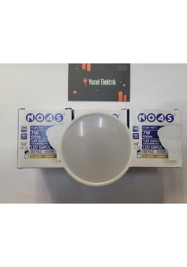 Noas 7 Watt Mr16 G5.3 Led Beyaz Işık Çanak Ampul 10 Adet