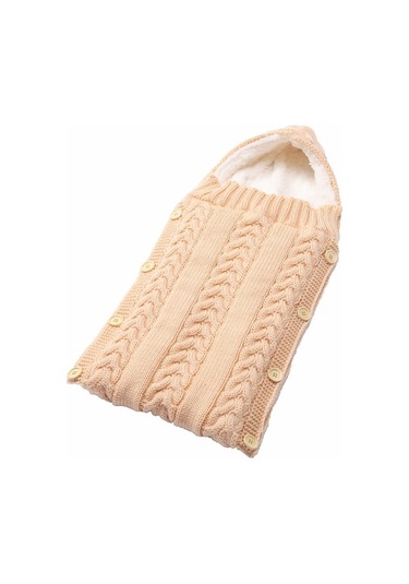 Diğer Reedark Avrupa Tarzı Bebek Uyku Tulumu - Kapüşonlu, Düğmeli, Kışlık, Puset İçin Gri Gri