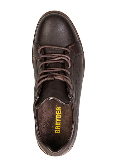 Greyder 00240 Erkek Hakiki Deri Comfort Ayakkabı Kahve