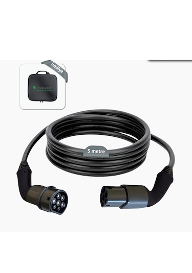 Tip-2 Şarj Kablosu 22 KW / 32A / 5M 380V Ac + Taşıma Çantası