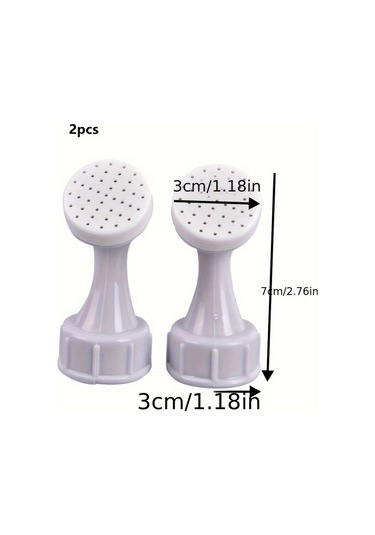 Tcherchı 2 Parça Taşınabilir Bitki Sulama Aracı Beyaz