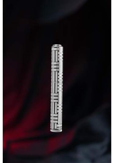 Caka Lighter Milano Desen Silver Benzinli Çakmak - Ckl-011