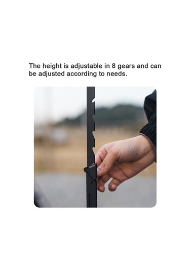 Shinetrip Açık Taşınabilir Kamp Işık Rafı Ölçeklenebilir Çok Siyah