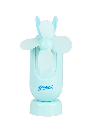 Rogfer Taşınabilir Usb Şarjlı Sessiz El Fanı Mavi - Mavi