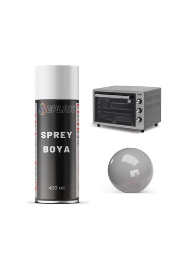 Gri Fırın Isıya Dayanıklı 500 Sprey Boyası 400 Ml.