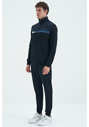 Tommy Life Harry Lacivert Standart Kalıp Erkek Eşofman Takım - 85197 Lacivert