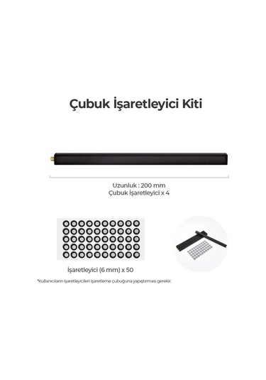 Revopoint Marker Blok Takımı Manyetik