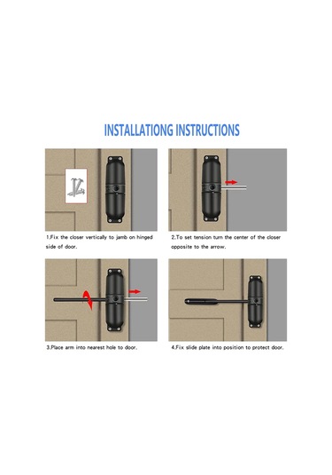 Otomatik Kapı Kapatıcı Emniyet Yaylı Kapı Kapatıcıları