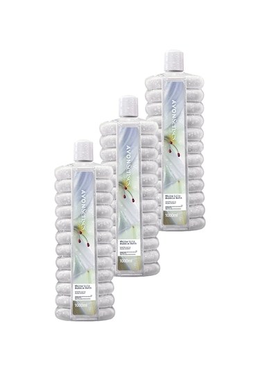 Avon White Lily Zambak Banyo Köpüğü 3 x 1 L