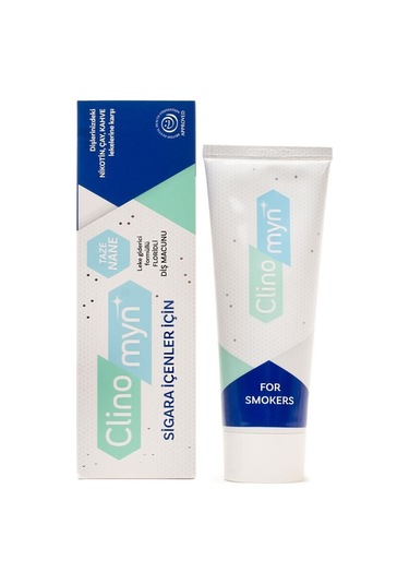 Clinomyn Smokers Sigara İçenler İçin Diş Beyazlatan Diş Macunu 2 x 75 ML