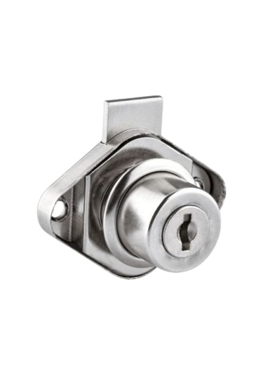 Oval Çekmece Kilidi Anahtarlı Dolap Mobilya Kilidi Oval 2 Adet Krom