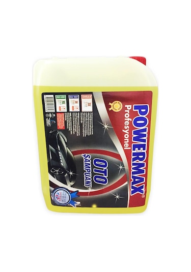 Powermax Profesyonel Cilalı Oto Şampuanı 4X5 Kg.