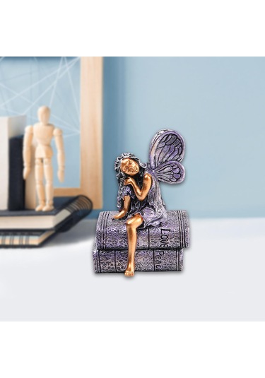 Suntek Melek Kız Heykeli Figürü Masa Orta Parçası Heykel İsteğe Bağlı