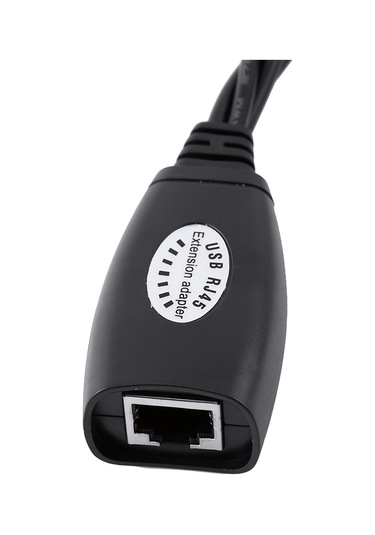 Shineyee 50m Uzunlukta 4 Usb Portlu Rj45 Ağ Kablosu İle Klavye, Fare, Yazıcı Uzatıcı - Usb 2.0 Destekli, Ek Güç Gerektirmeyen Hub