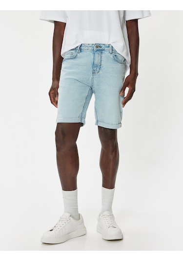 Koton Oversize Kot Şort Bermuda Cep Detaylı Pamuklu Açık İndigo 4sam40093nd Açık İndigo Koton Oversize Kot Şort Bermuda Cep Detaylı Pamuklu Açık İndigo 4sam40093nd Açık İndigo