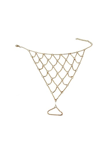 Gelgit Halhal Kadın Çok Katmanlı Saçaklı Halhal Retro Bacak Zinciri Takı Seksi Egzotik Cos Ayak Zinciri Altın Altın