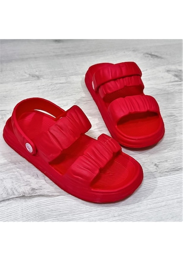Calx 1260 Kırmızı Hafif Rahat Kadın Terlik & Sandalet 001