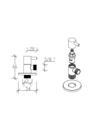 Tema Prima Taharet Musluğu 69300 Krom