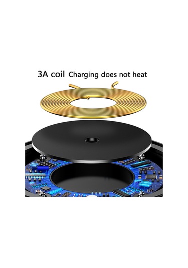 Yunboo Hızlı Kablosuz Şarj Cihazı - Telefon Kılıfıyla Uyumlu, Güvenli Ve Hızlı Şarj