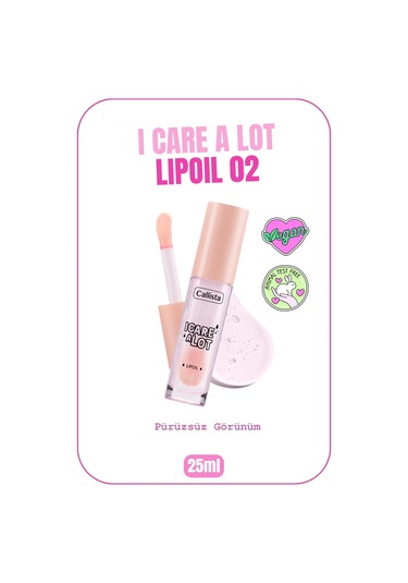Callista I Care A Lot Lip Oil 02 Strawberry