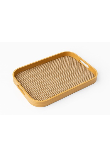Dekorasyaa Bambu Dikdörtgen Tepsi 46x33x5cm Bambu