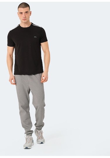 Slazenger READ IN Erkek  Siyah Tişört