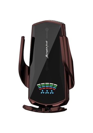 Araç İçi Hızlı Şarjlı Kablosuz Telefon Tutucu - Tek Elle Kullanım