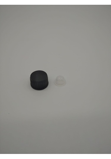 10Ml Cam Amber Şişe Düz Kapak Kör Tıpalı