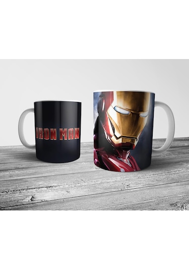 Pixxa Iron Man / Demir Adam Kupa Bardak Model 3